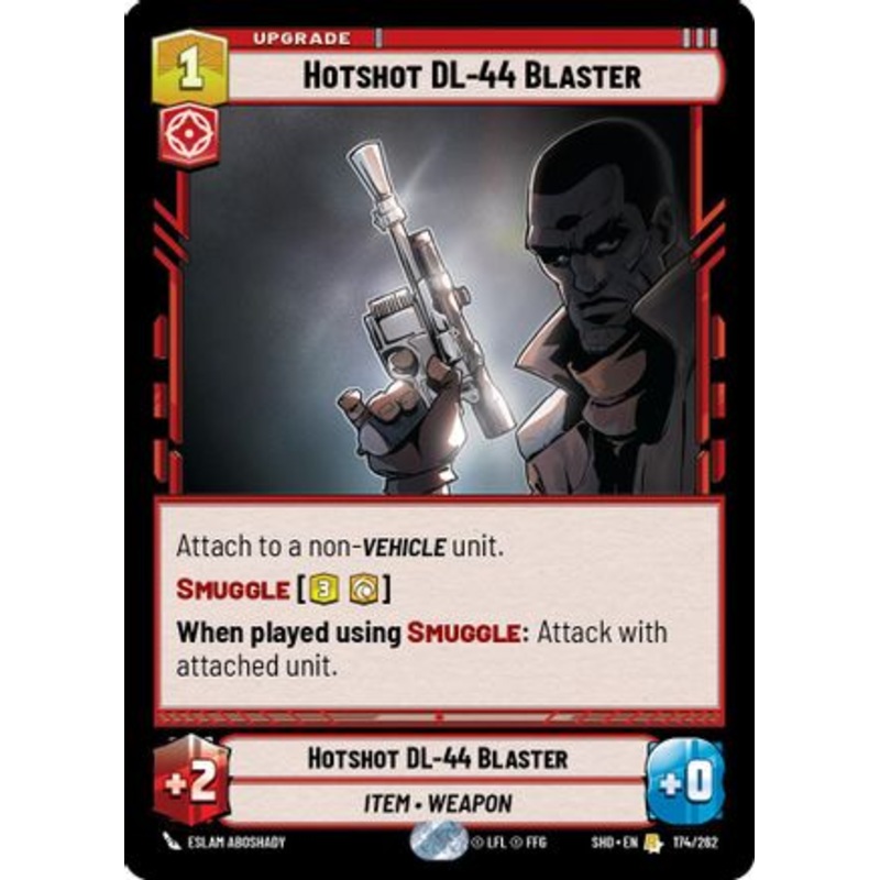 Hotshot DL-44 Blaster (174/262) - Shadows of the Galaxy