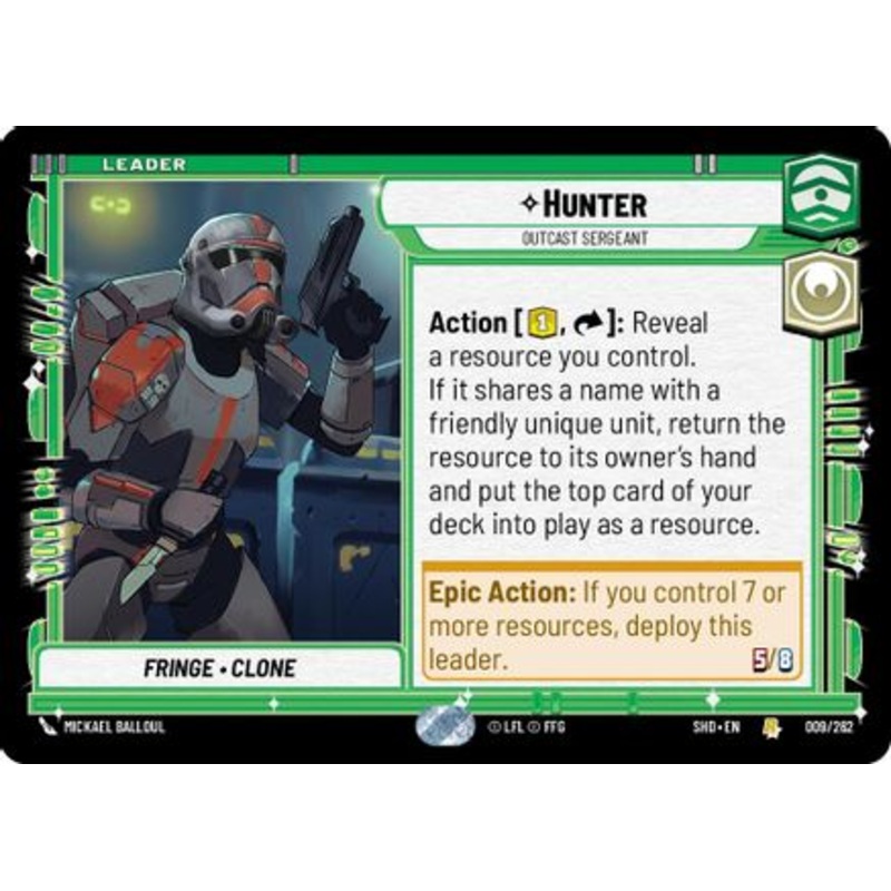 Hunter - Outcast Sergeant (009/262) - Shadows of the Galaxy