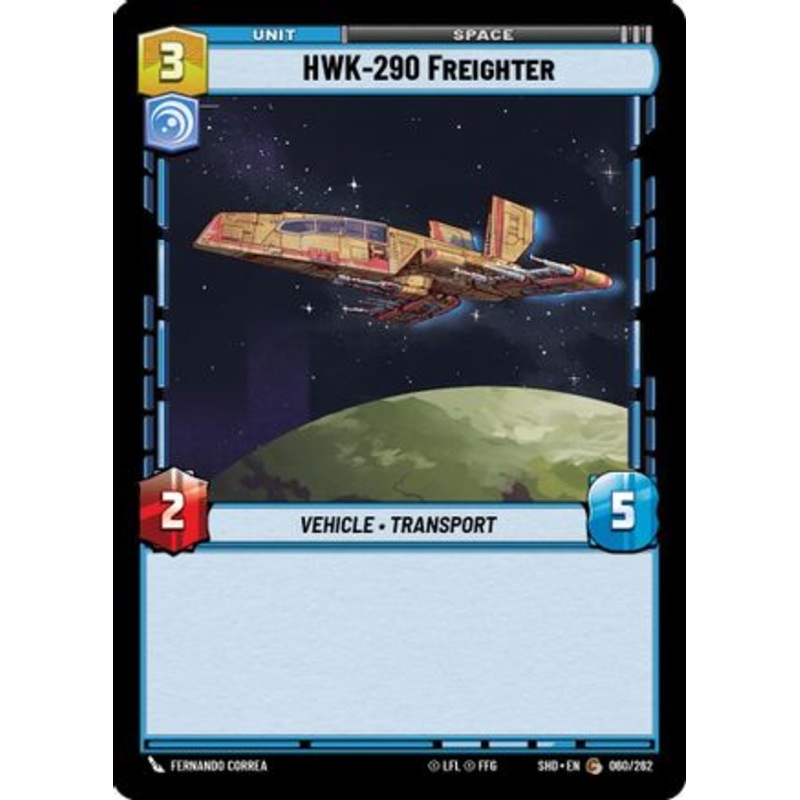HWK-290 Freighter (060/262) - Shadows of the Galaxy Foil