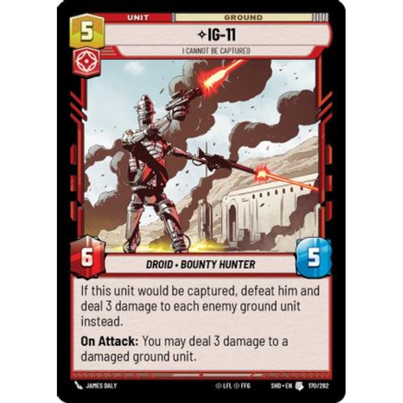 IG-11 - I Cannot Be Captured (170/262) - Shadows of the Galaxy Foil