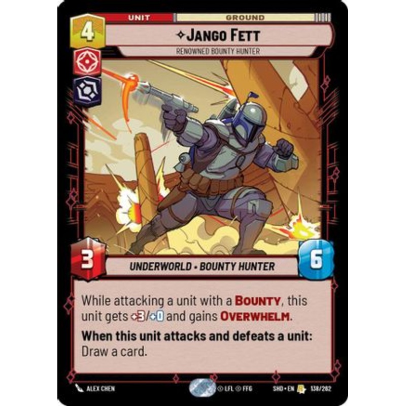 Jango Fett - Renowned Bounty Hunter (138/262) - Shadows of the Galaxy