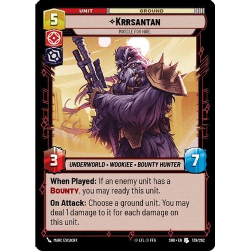Krrsantan - Muscle for Hire (139/262) - Shadows of the Galaxy