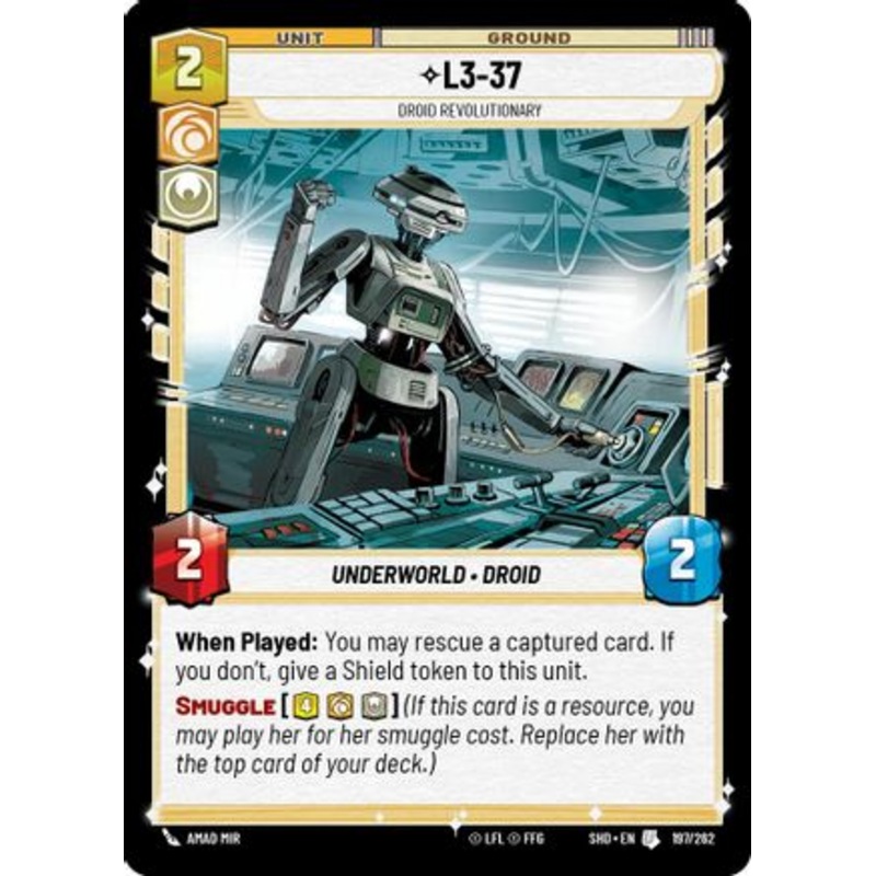 L3-37 - Droid Revolutionary (197/262) - Shadows of the Galaxy