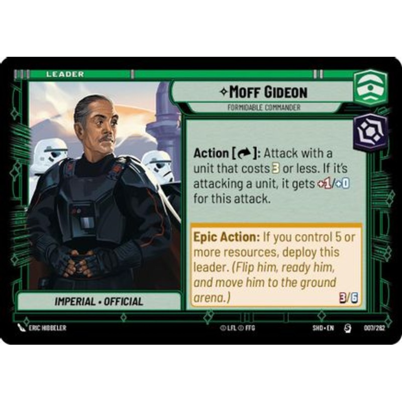 Moff Gideon - Formidable Commander (007/262) - Shadows of the Galaxy
