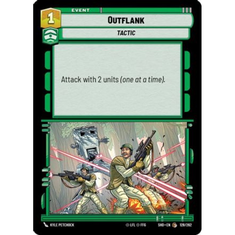 Outflank (128/262) - Shadows of the Galaxy Foil