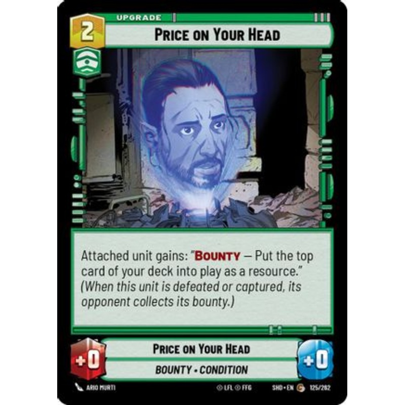 Price on Your Head (125/262) - Shadows of the Galaxy Foil