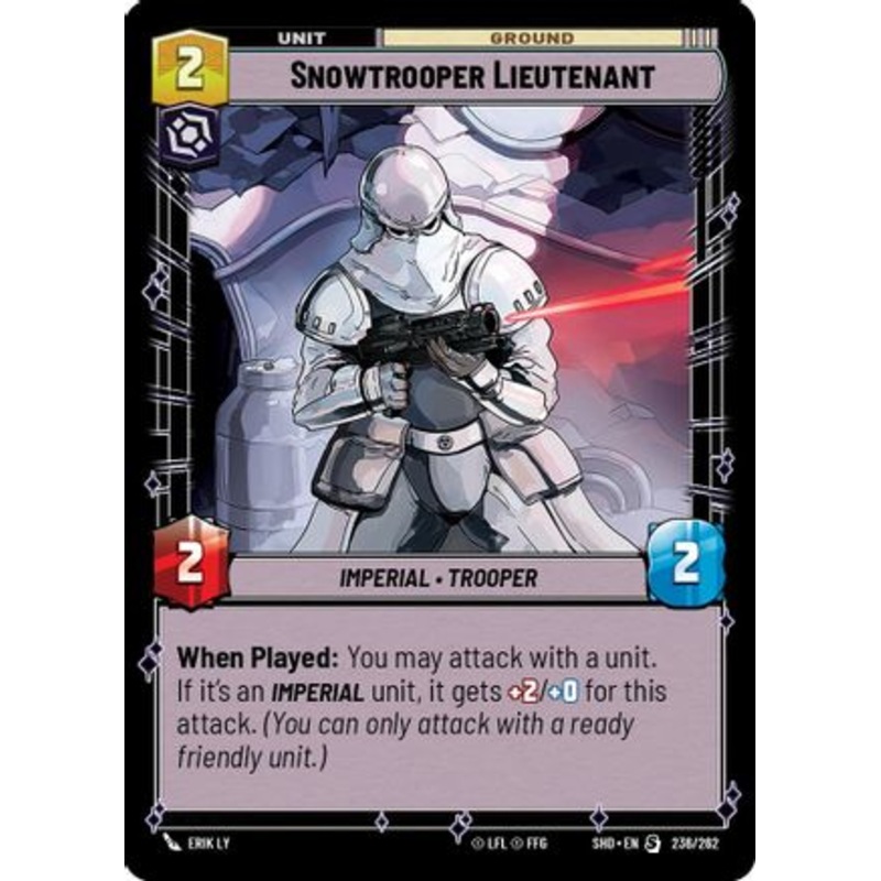 Snowtrooper Lieutenant (236/262) - Shadows of the Galaxy