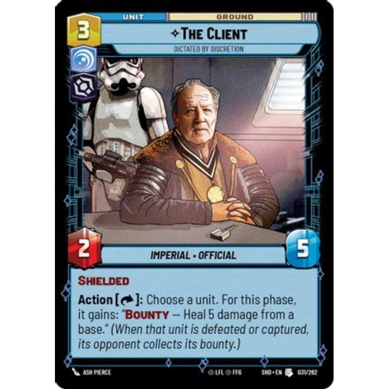 The Client - Dictated by Discretion (031/262) - Shadows of the Galaxy Foil
