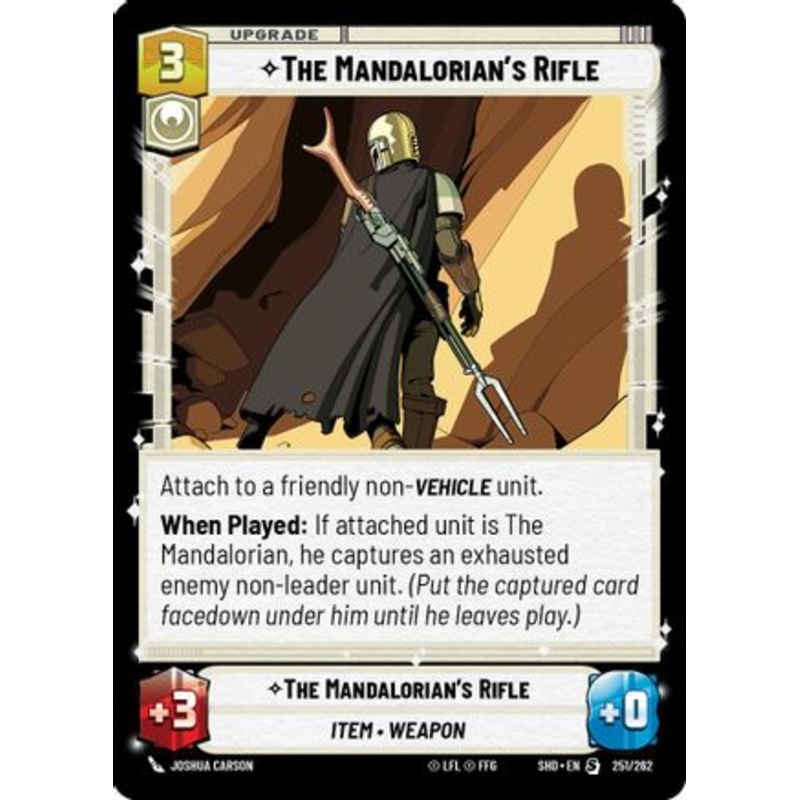 The Mandalorian's Rifle (251/262) - Shadows of the Galaxy