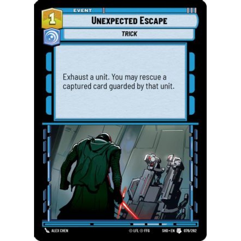 Unexpected Escape (076/262) - Shadows of the Galaxy Foil