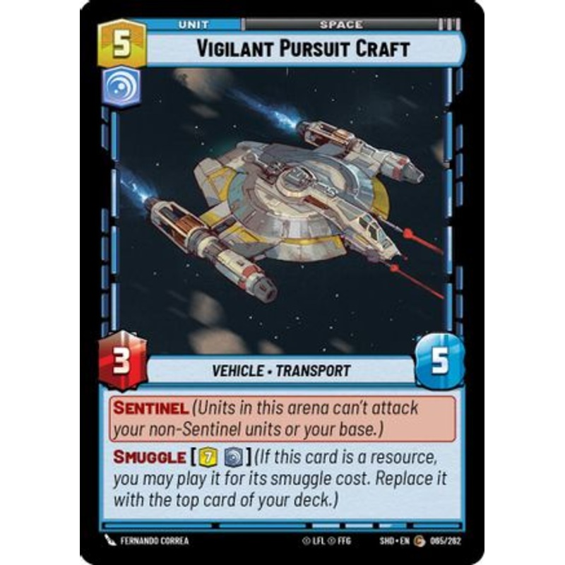 Vigilant Pursuit Craft (065/262) - Shadows of the Galaxy Foil