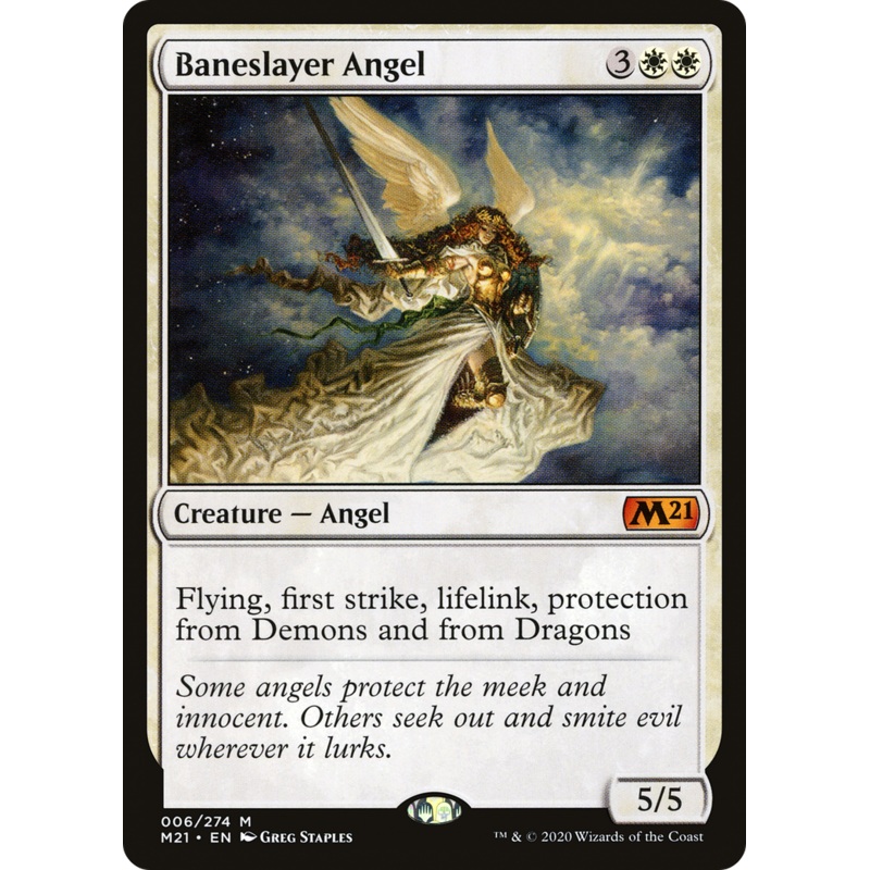 Baneslayer Angel (M21-006) - Core Set 2021