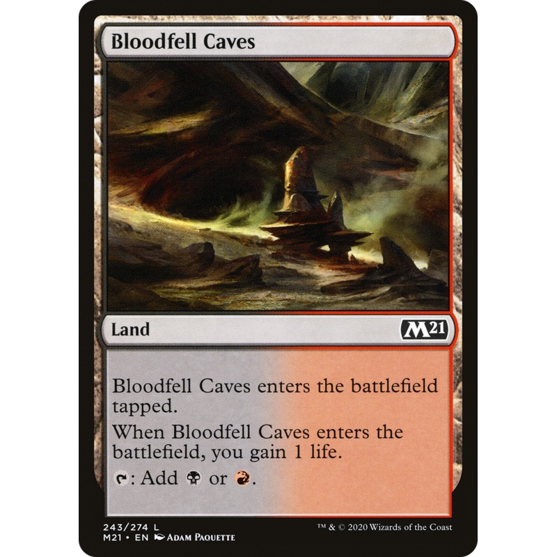 Bloodfell Caves (M21-243) - Core Set 2021