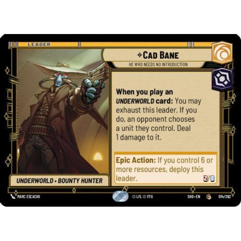 Cad Bane - He Who Needs No Introduction (014/262) - Shadows of the Galaxy