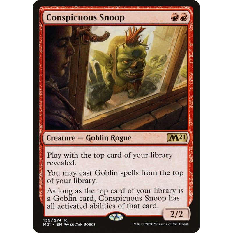 Conspicuous Snoop (M21-139) - Core Set 2021 Foil