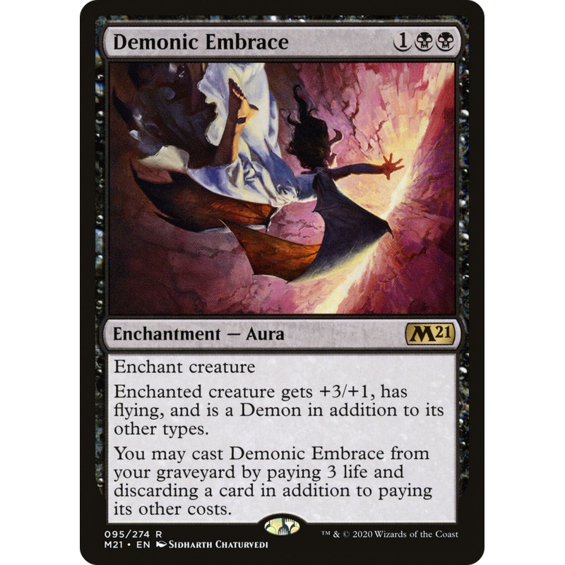 Demonic Embrace (M21-095) - Core Set 2021