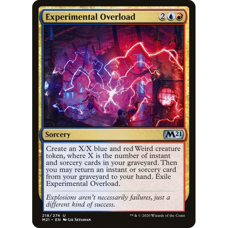 Experimental Overload (M21-218) - Core Set 2021 Foil