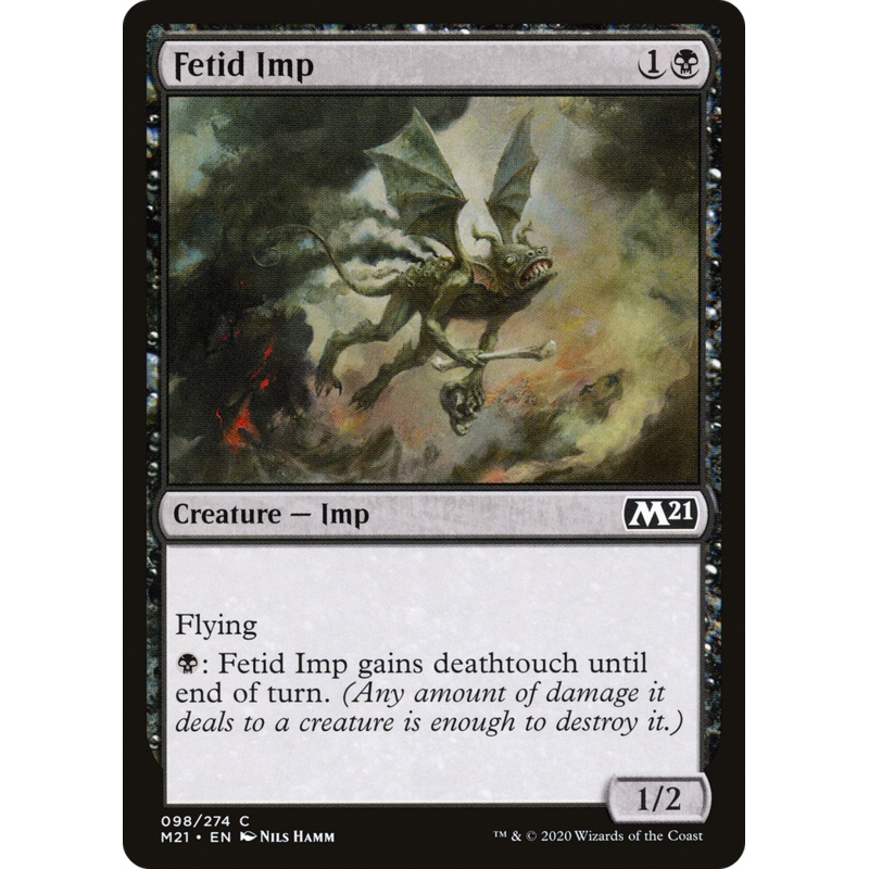 Fetid Imp (M21-098) - Core Set 2021 Foil