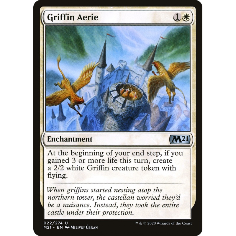 Griffin Aerie (M21-022) - Core Set 2021 Foil