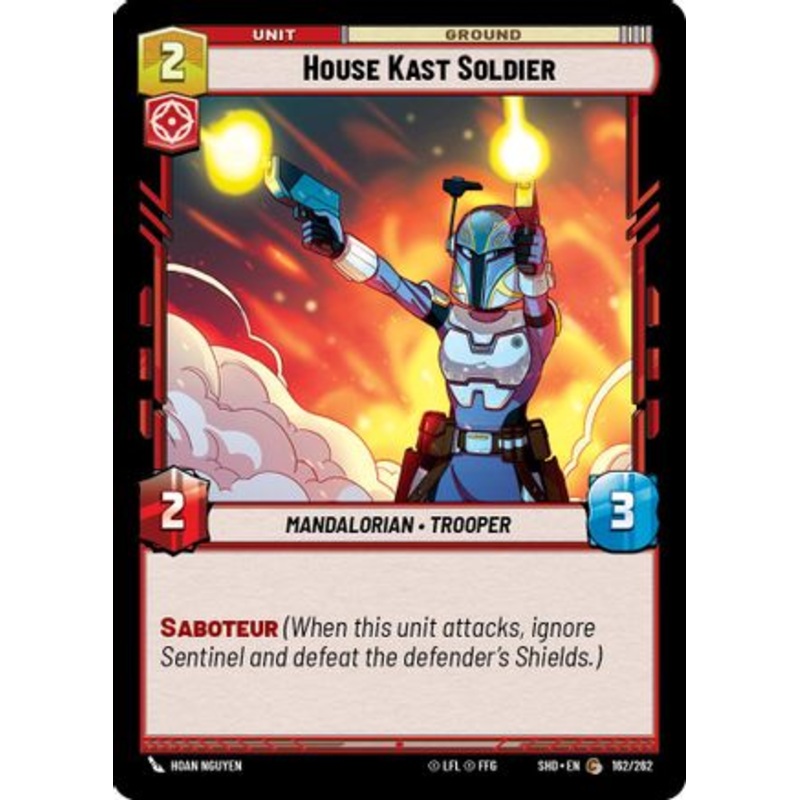 House Kast Soldier (162/262) - Shadows of the Galaxy Foil