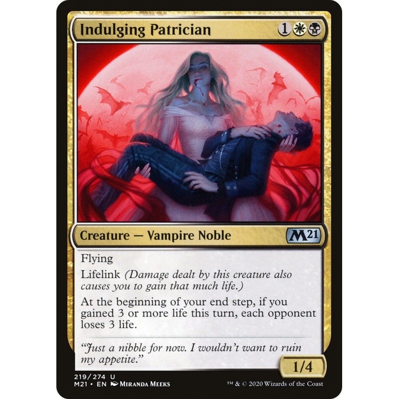 Indulging Patrician (M21-219) - Core Set 2021 Foil