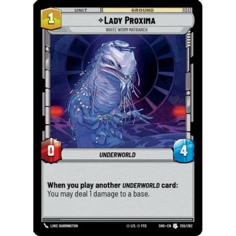 Lady Proxima - White Worm Matriarch (255/262) - Shadows of the Galaxy Foil