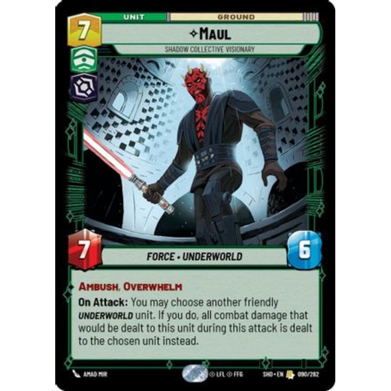 Maul - Shadow Collective Visionary (090/262) - Shadows of the Galaxy