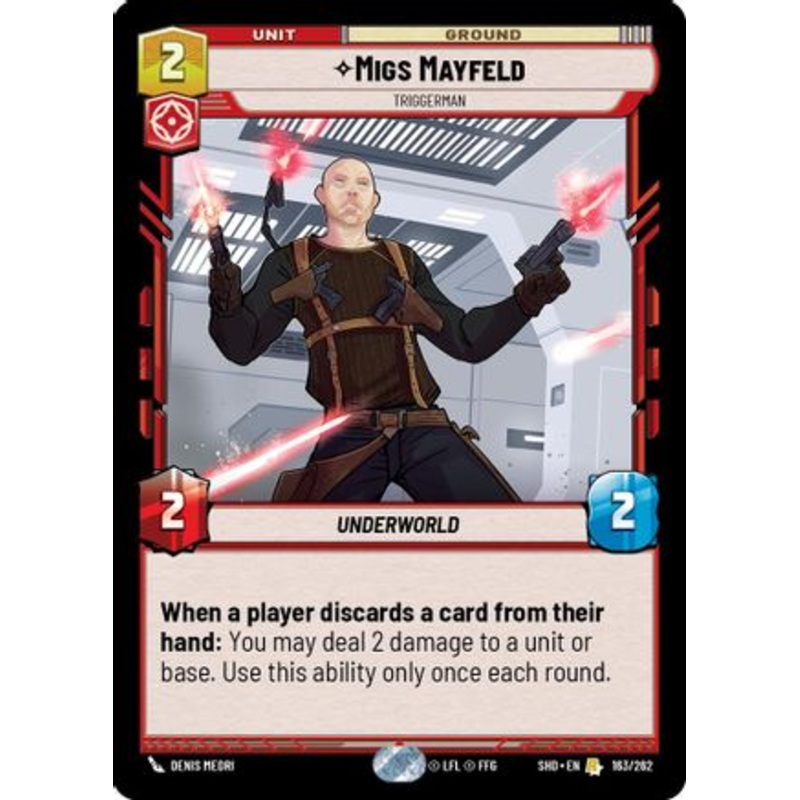 Migs Mayfeld - Triggerman (163/262) - Shadows of the Galaxy