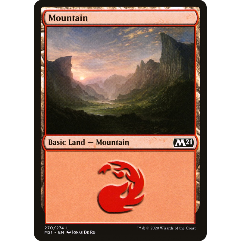 Mountain (M21-270) - Core Set 2021 Foil