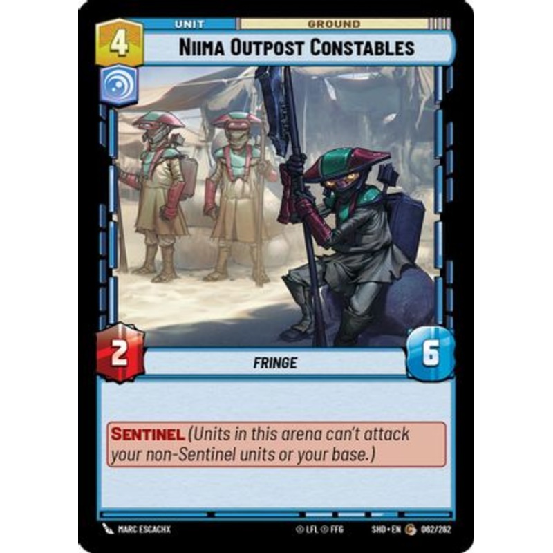 Niima Outpost Constables (062/262) - Shadows of the Galaxy Foil