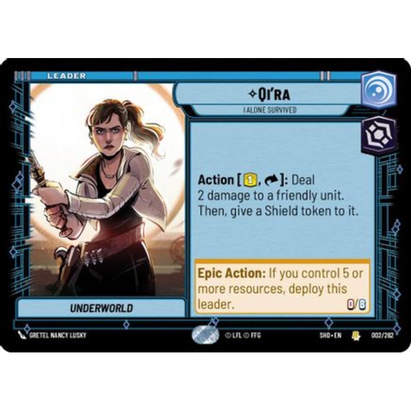 Qi'ra - I Alone Survived (002/262) - Shadows of the Galaxy