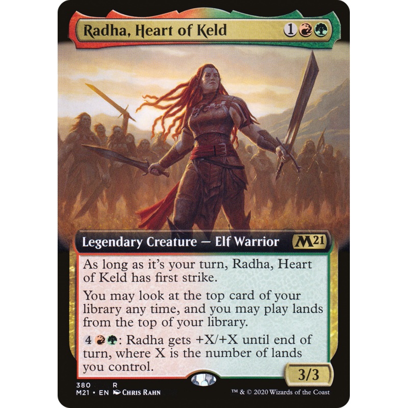 Radha, Heart of Keld (M21-380) - Core Set 2021: (Extended Art)