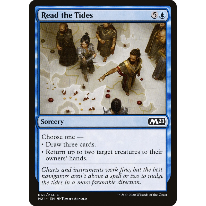Read the Tides (M21-062) - Core Set 2021 Foil