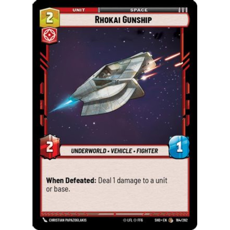 Rhokai Gunship (164/262) - Shadows of the Galaxy Foil