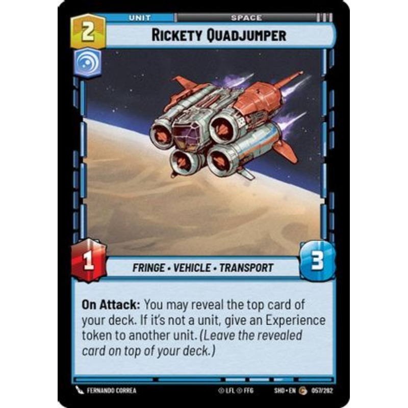 Rickety Quadjumper (057/262) - Shadows of the Galaxy Foil