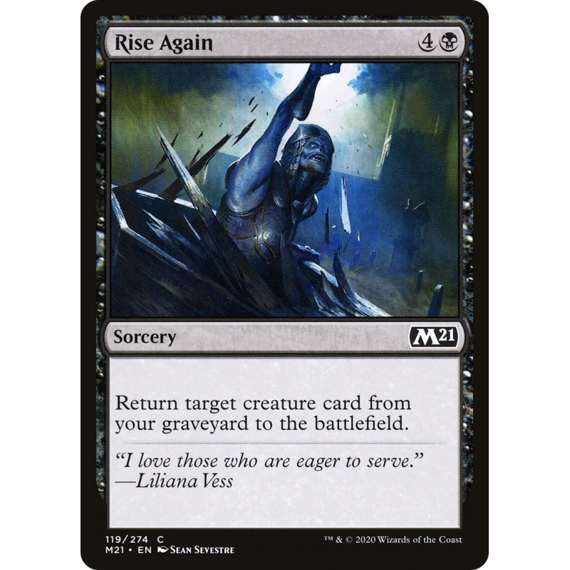 Rise Again (M21-119) - Core Set 2021 Foil