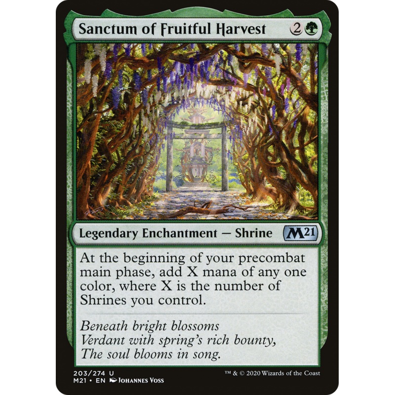 Sanctum of Fruitful Harvest (M21-203) - Core Set 2021 Foil