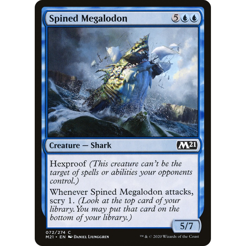 Spined Megalodon (M21-072) - Core Set 2021