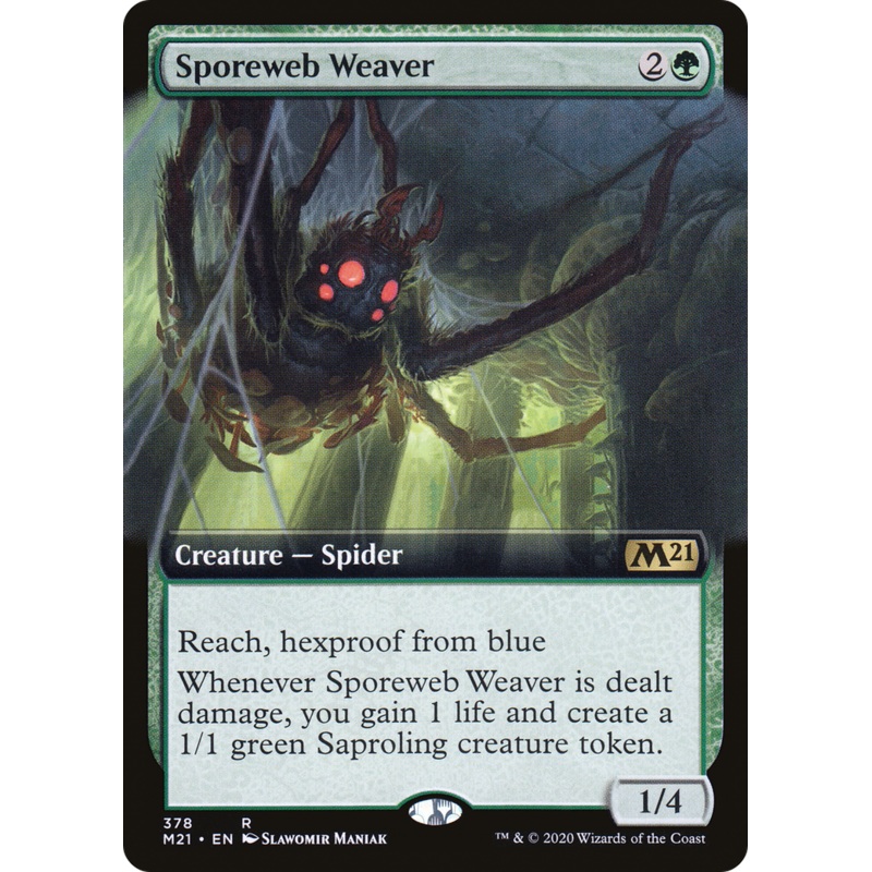 Sporeweb Weaver (M21-378) - Core Set 2021: (Extended Art) Foil