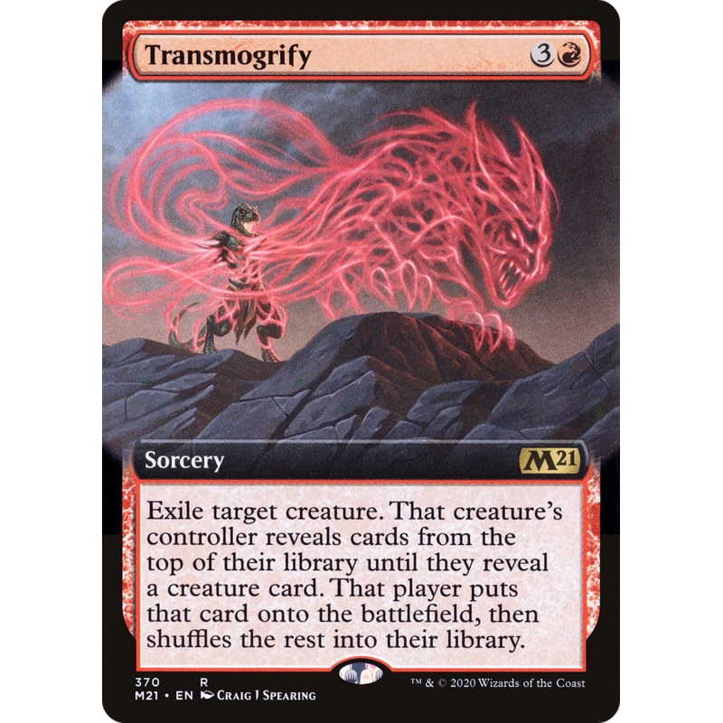 Transmogrify (M21-370) - Core Set 2021: (Extended Art) Foil