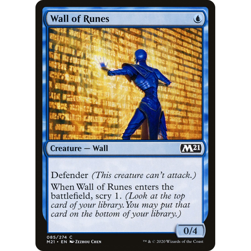 Wall of Runes (M21-085) - Core Set 2021