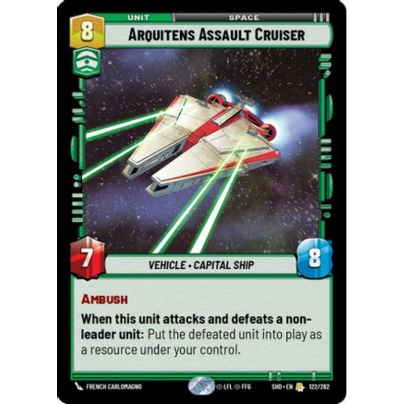 Arquitens Assault Cruiser (122/262) - Shadows of the Galaxy