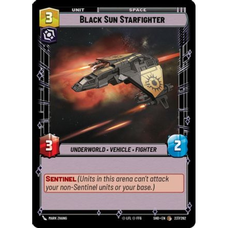 Black Sun Starfighter (237/262) - Shadows of the Galaxy Foil