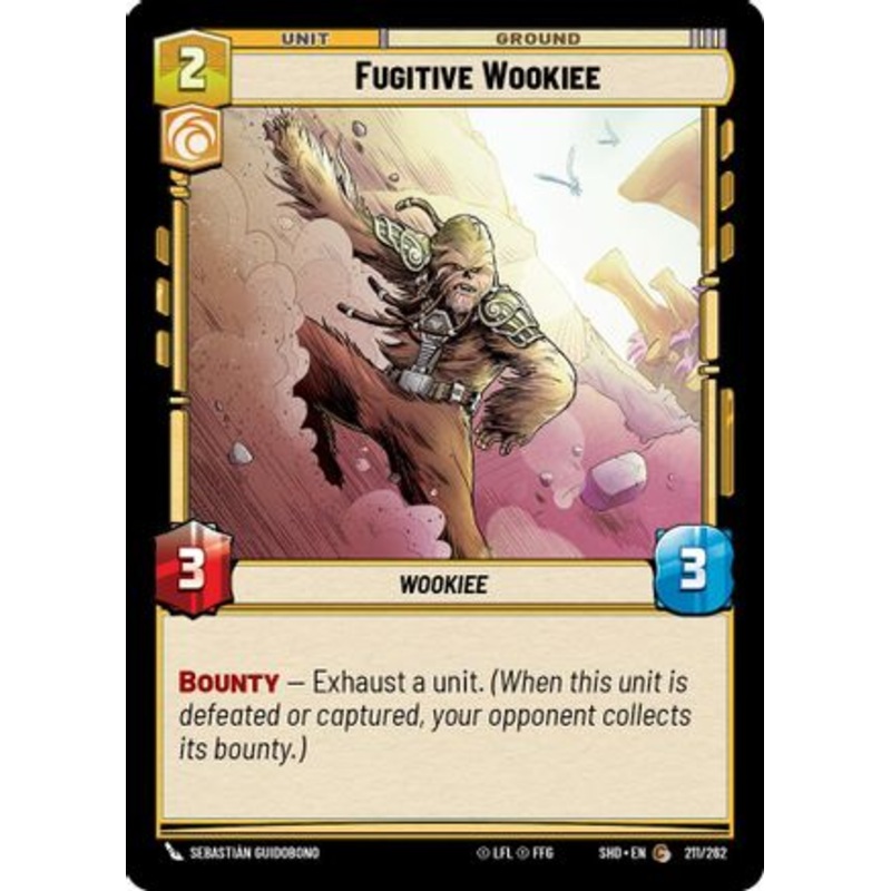 Fugitive Wookiee (211/262) - Shadows of the Galaxy Foil
