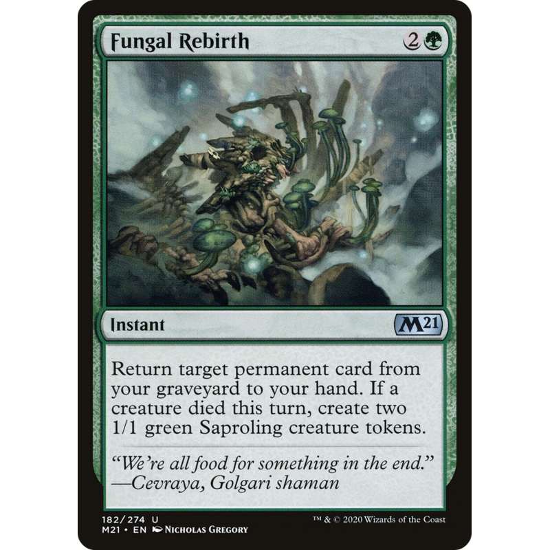 Fungal Rebirth (M21-182) - Core Set 2021