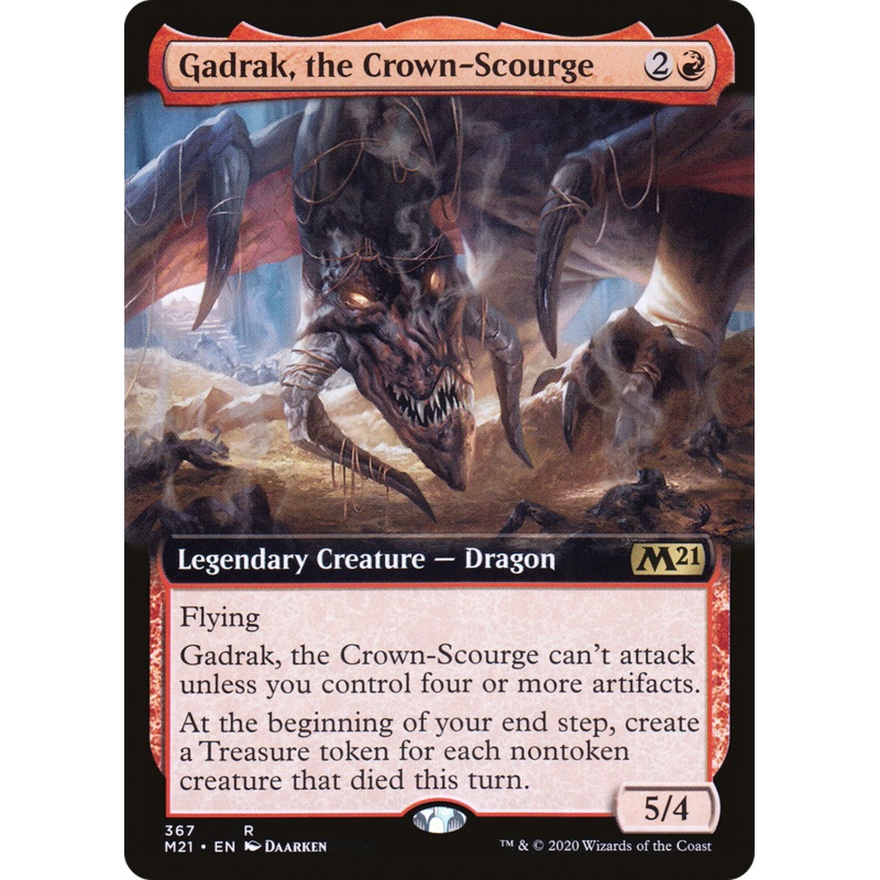 Gadrak, the Crown-Scourge (M21-367) - Core Set 2021: (Extended Art) Foil