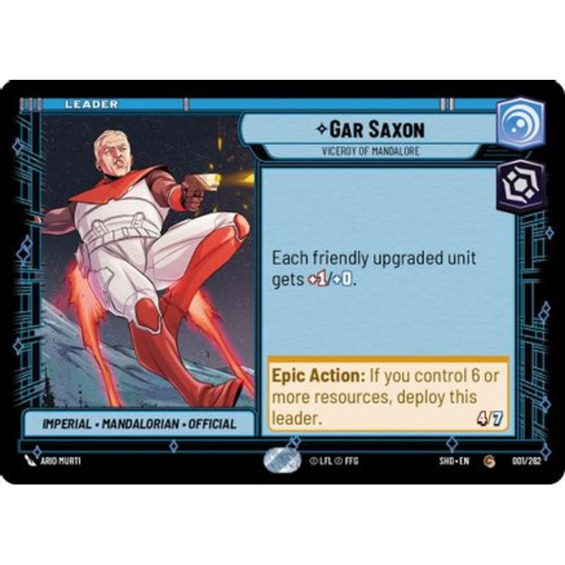 Gar Saxon - Viceroy of Mandalore (001/262) - Shadows of the Galaxy