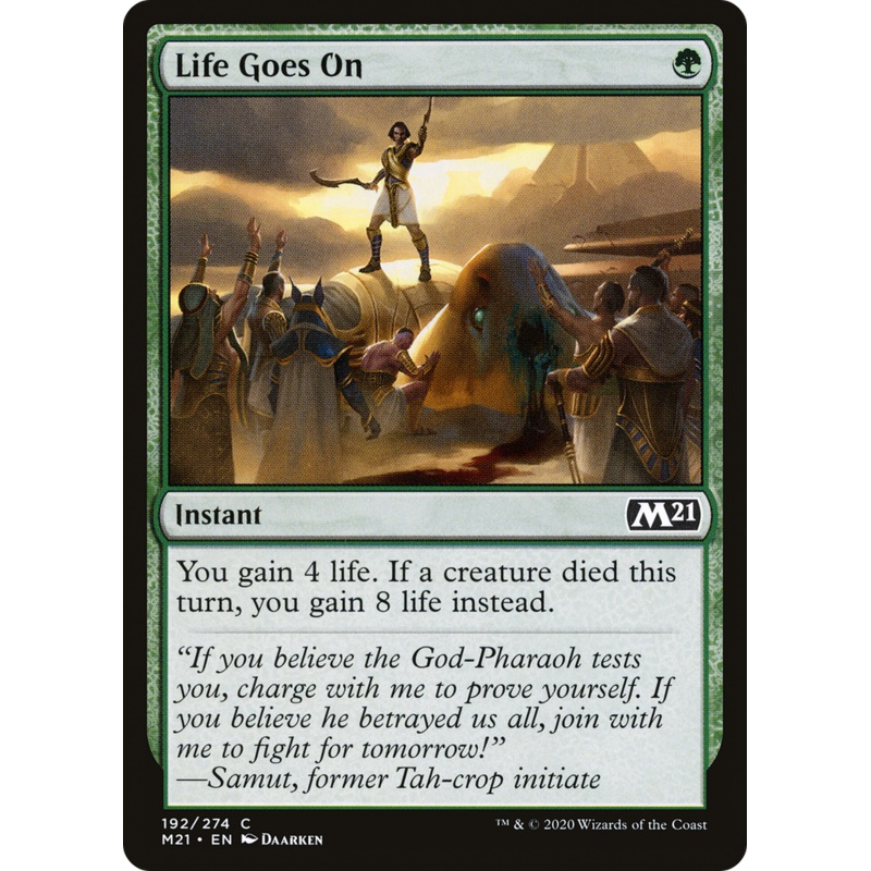 Life Goes On (M21-192) - Core Set 2021