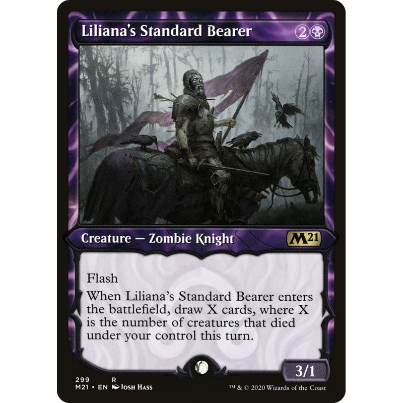 Liliana's Standard Bearer (M21-299) - Core Set 2021: (Showcase)