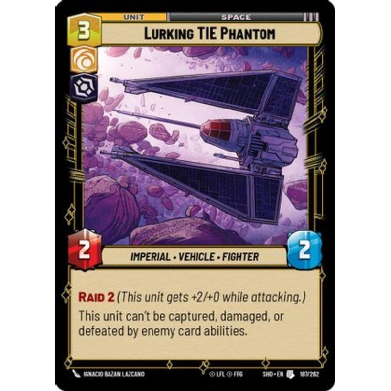 Lurking TIE Phantom (187/262) - Shadows of the Galaxy Foil